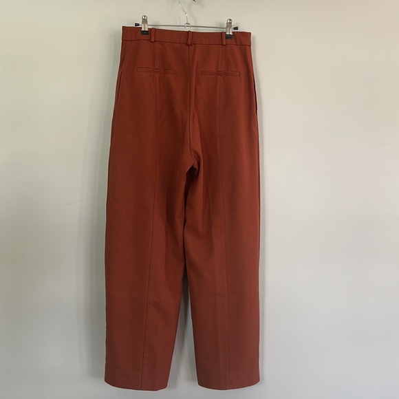 SOLD - Mijeong Park Front Seam Wide Leg Trousers - Picture 3 of 7